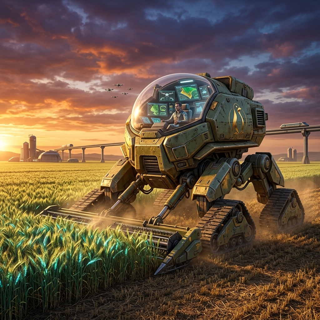 Alfred MechPod Agricultural Harvester